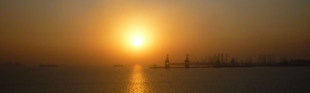 �lhafen vor Bahrain