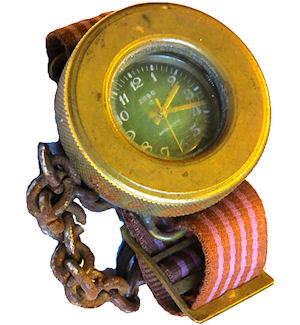 Geh�use mit Armbanduhr