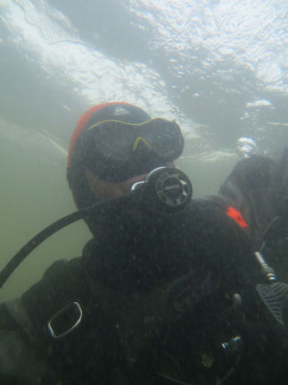 Tauchen im Scherm�tzelsee